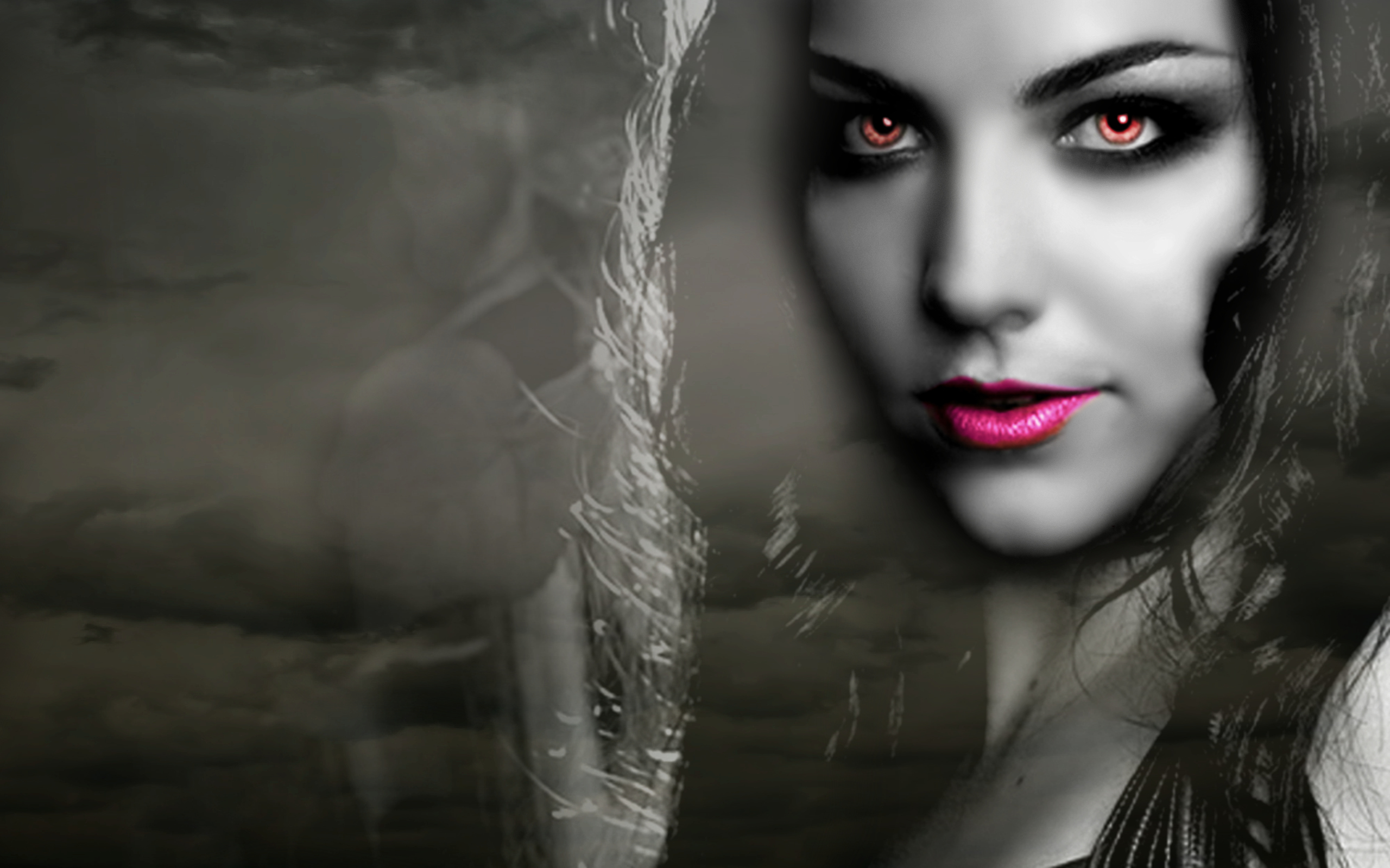 Красивая Девушка Вампир