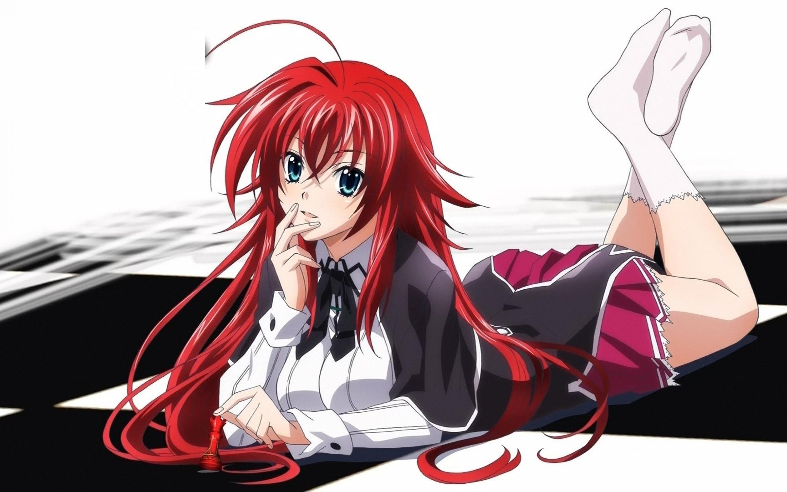 Обои Красноволосая девушка из аниме Highschool DxD » Скачать красивые HD  обои (картинки) на рабочий стол (экран) и на телефон бесплатно