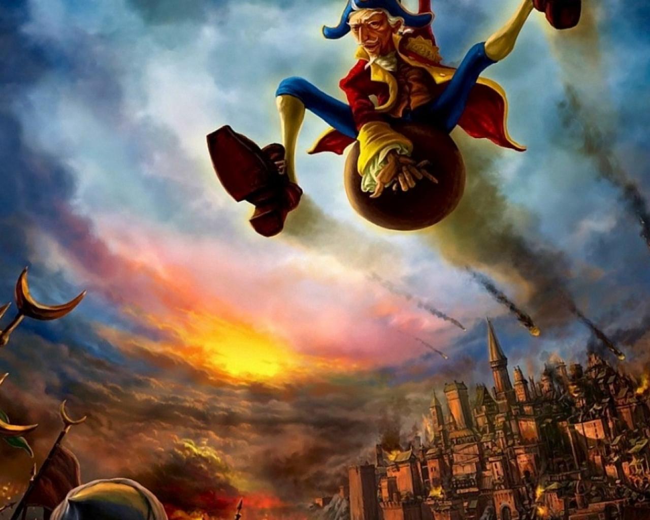 Барон Мюнхгаузен На Ядре Картинки - 55 фото