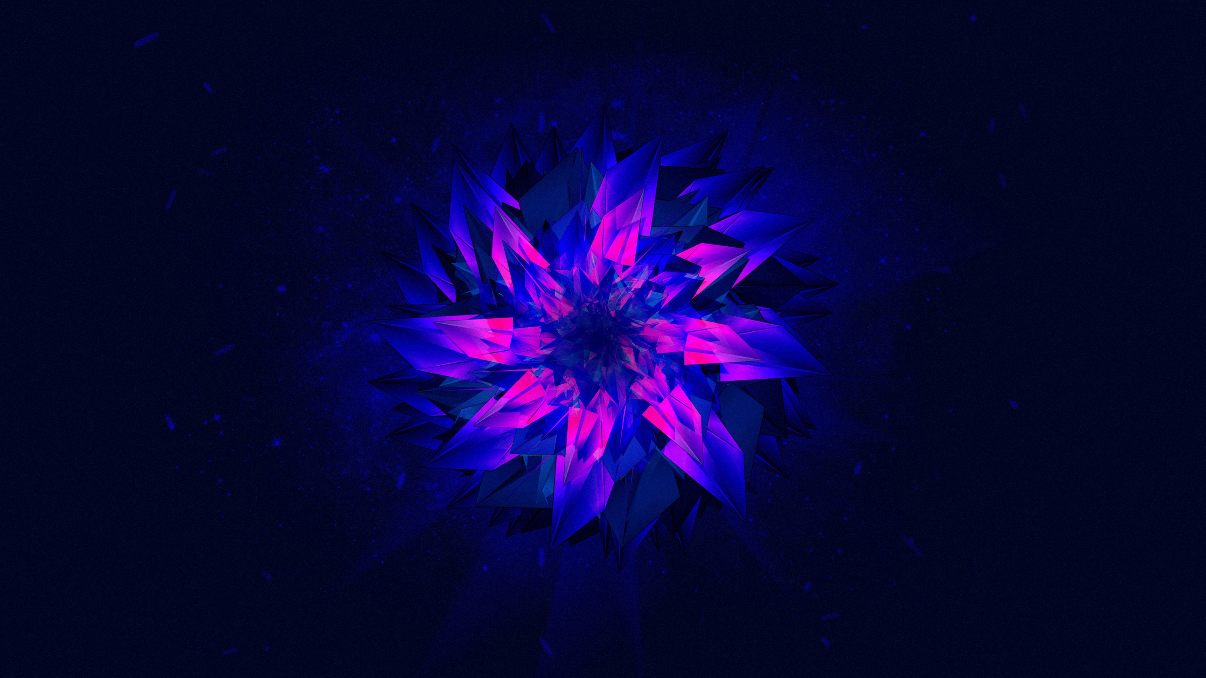 Неоновые фиолетовые цветы