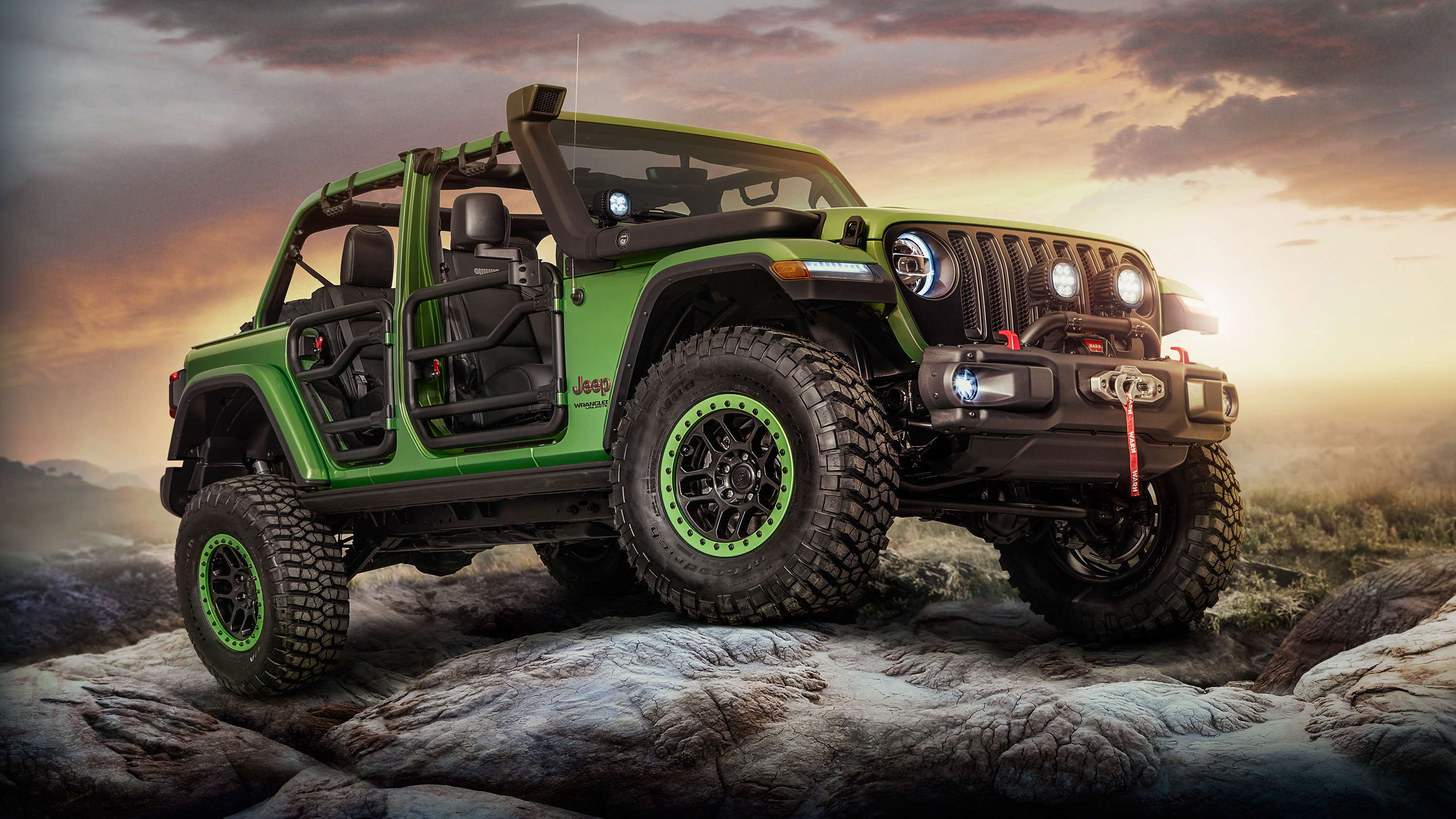 Jeep Wrangler Rubicon на бездорожье