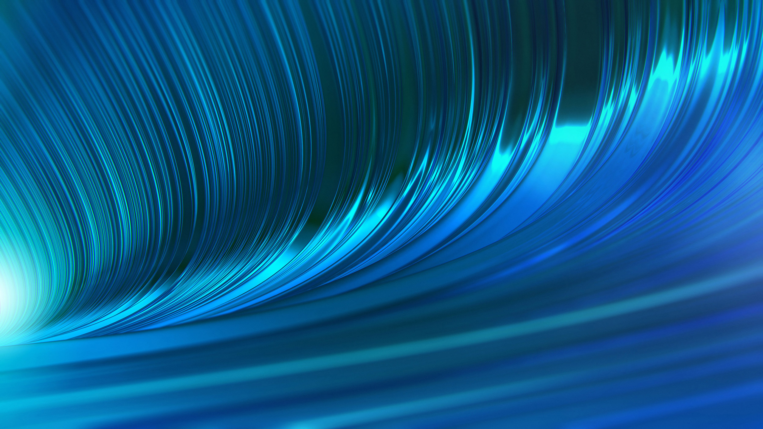 Голубые волны абстракция