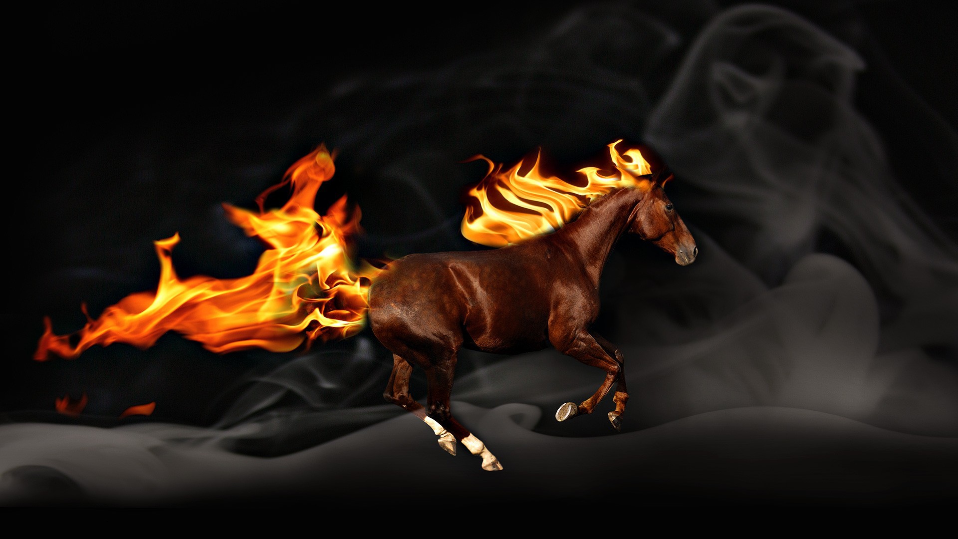 Огнегривый конь Славянский
