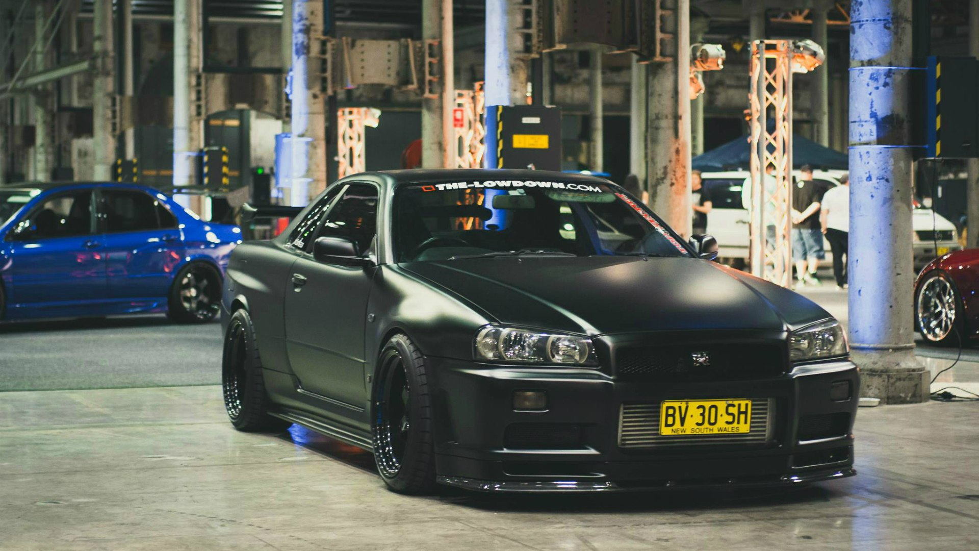 Nissan Skyline GTR r34 черный