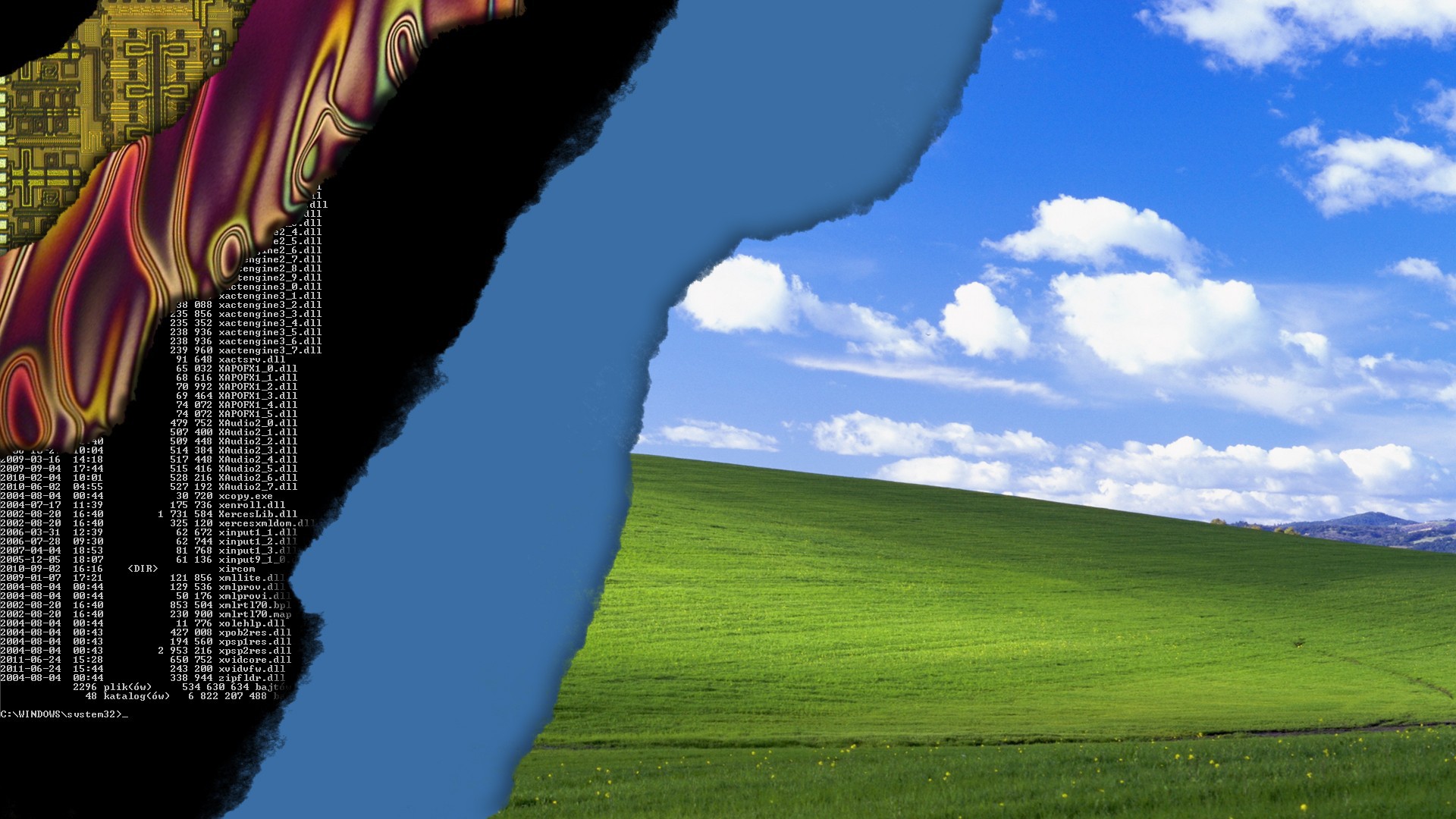 Windows xp рабочий стол картинка