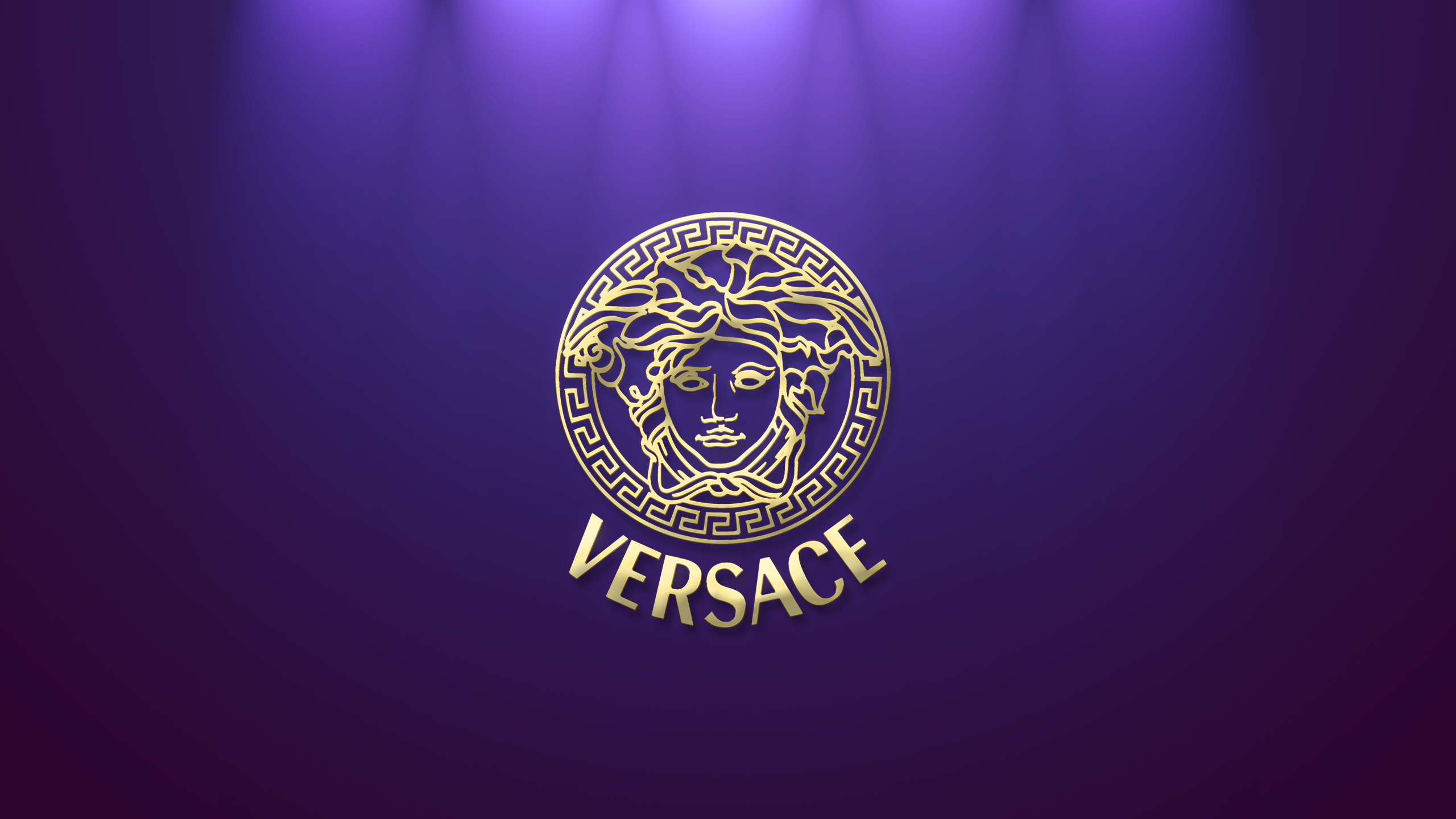 Обои Логотип бренда Versace.