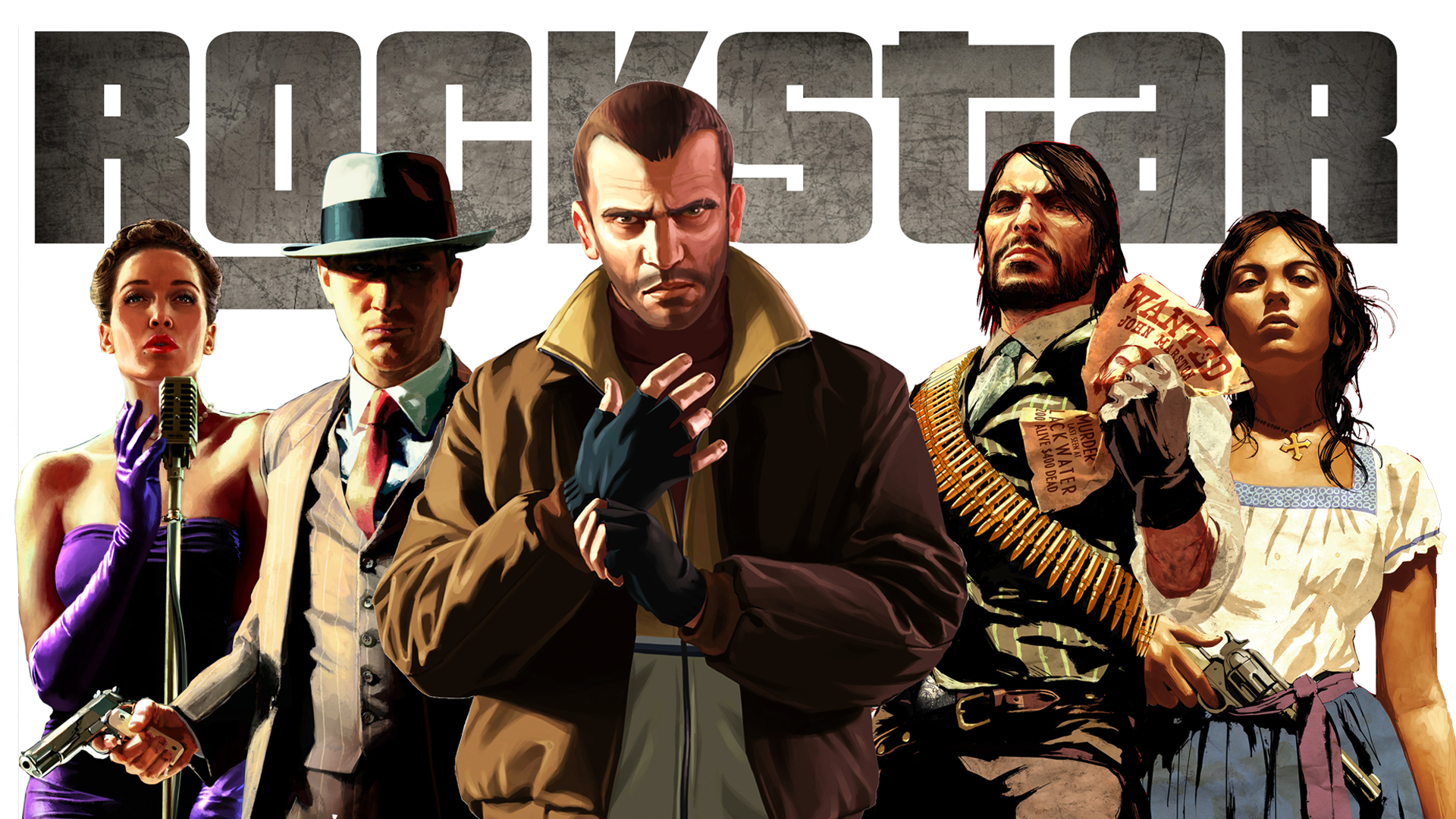 Персонажи игры red. Игры Rockstar. GTA обои. Рокстар персонаж игра. Rockstar games обои.