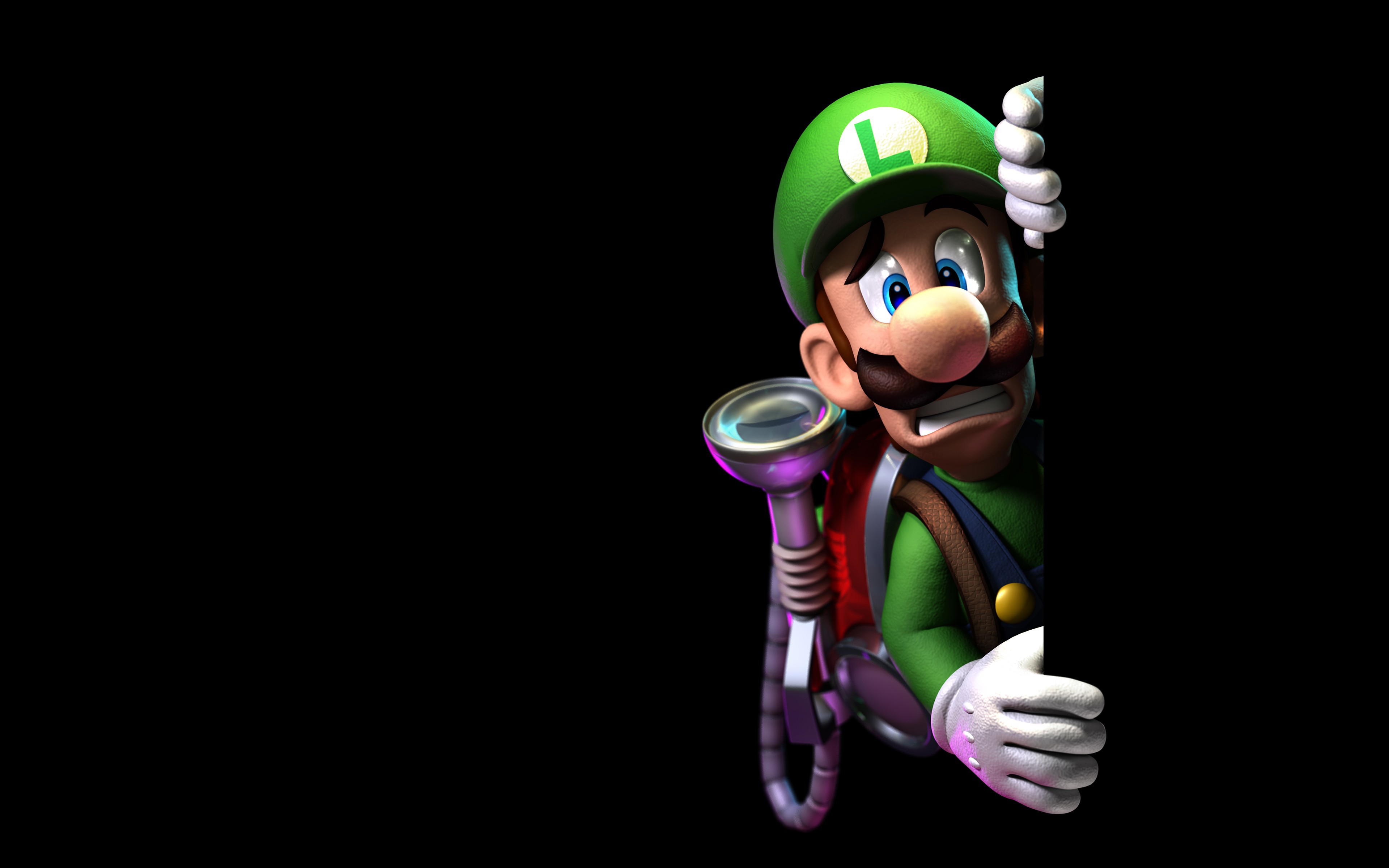 Обои Марио из игры Luigi`s Mansion Dark Moon.