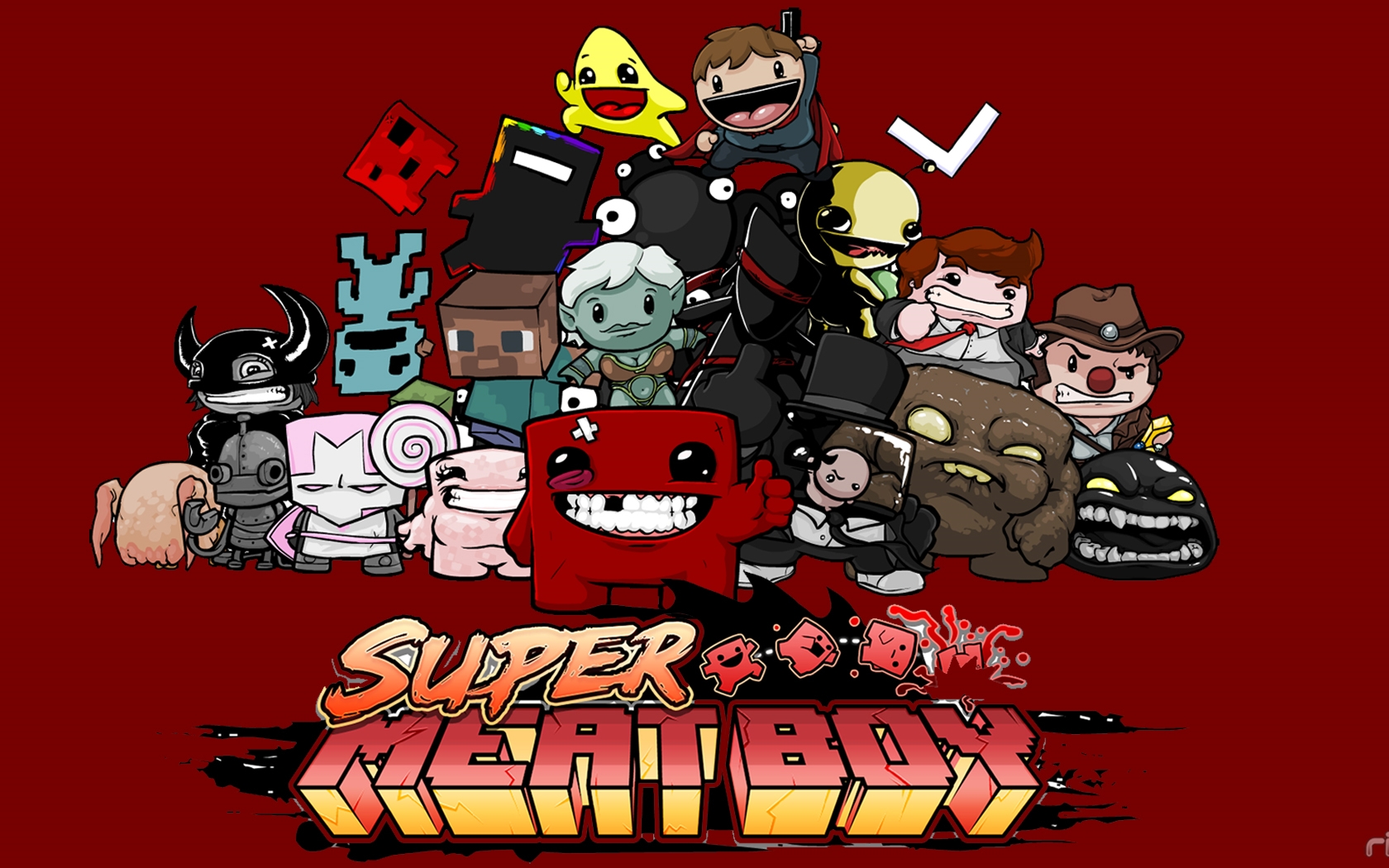 Steam super meat boy значки фото 15