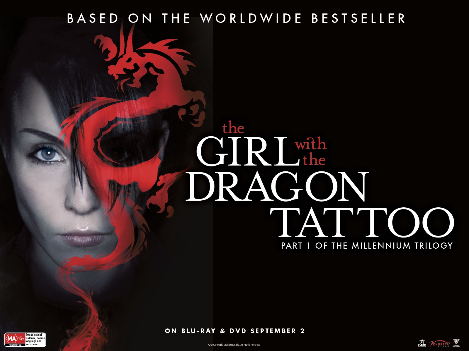Постер фильма девушка с татуировкой дракона / the girl with the Dragon Tattoo (2012)