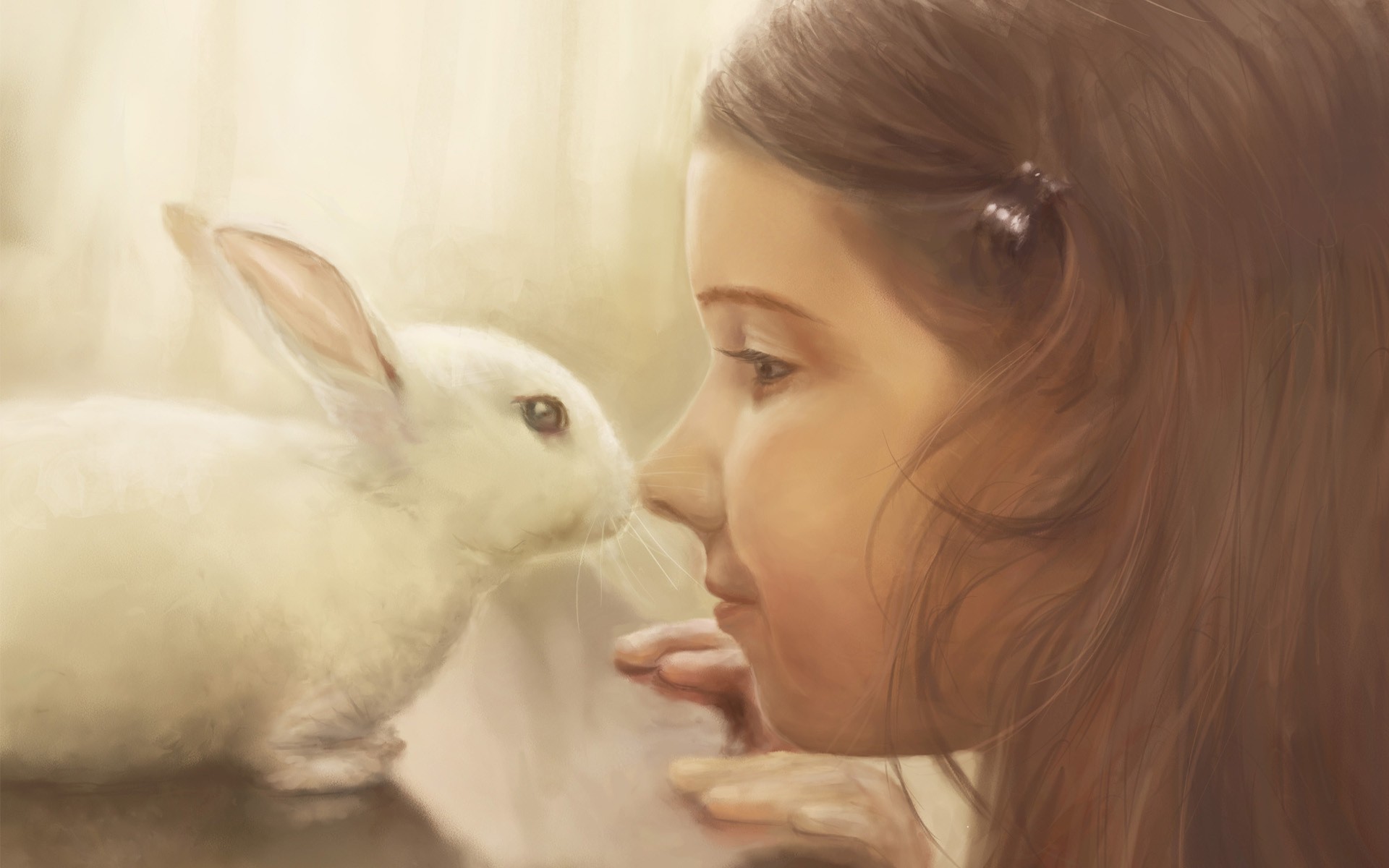 Девушка заяц