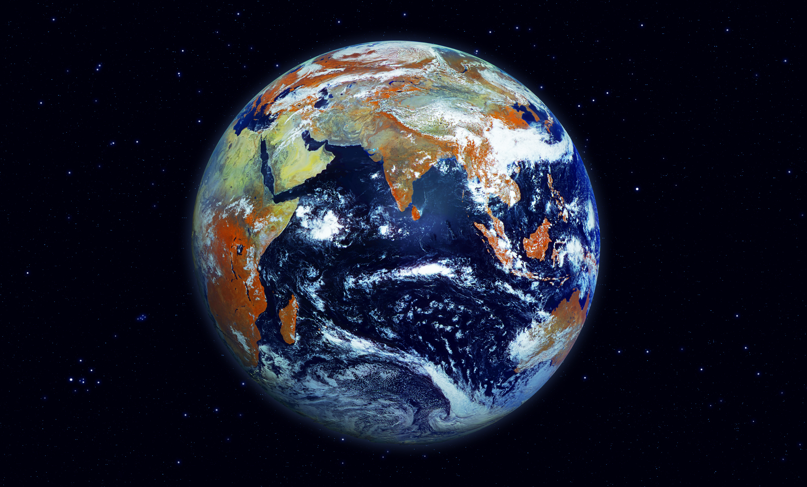 Планета земля из космоса рисунок