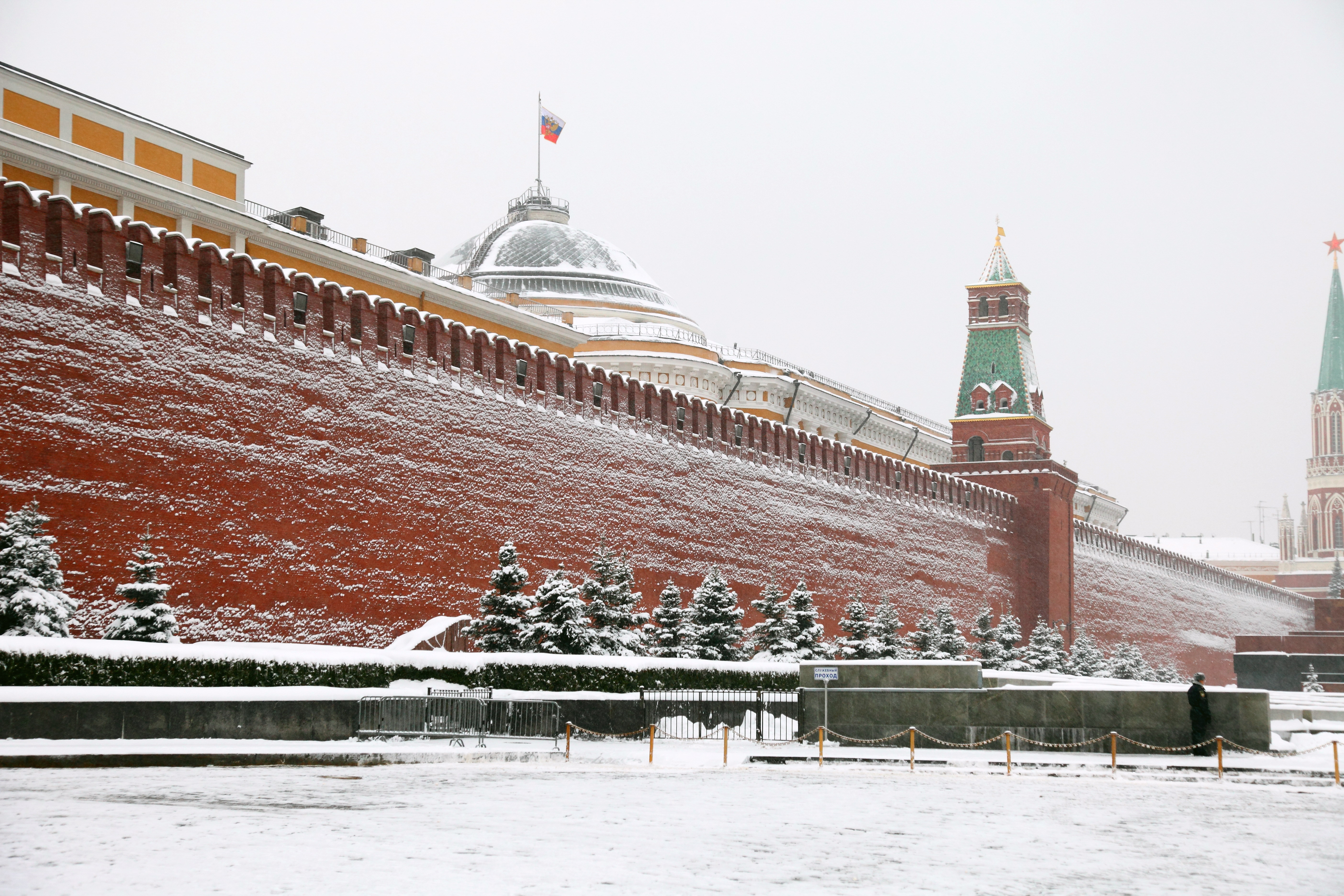 Кремль в Москве зимойзимой