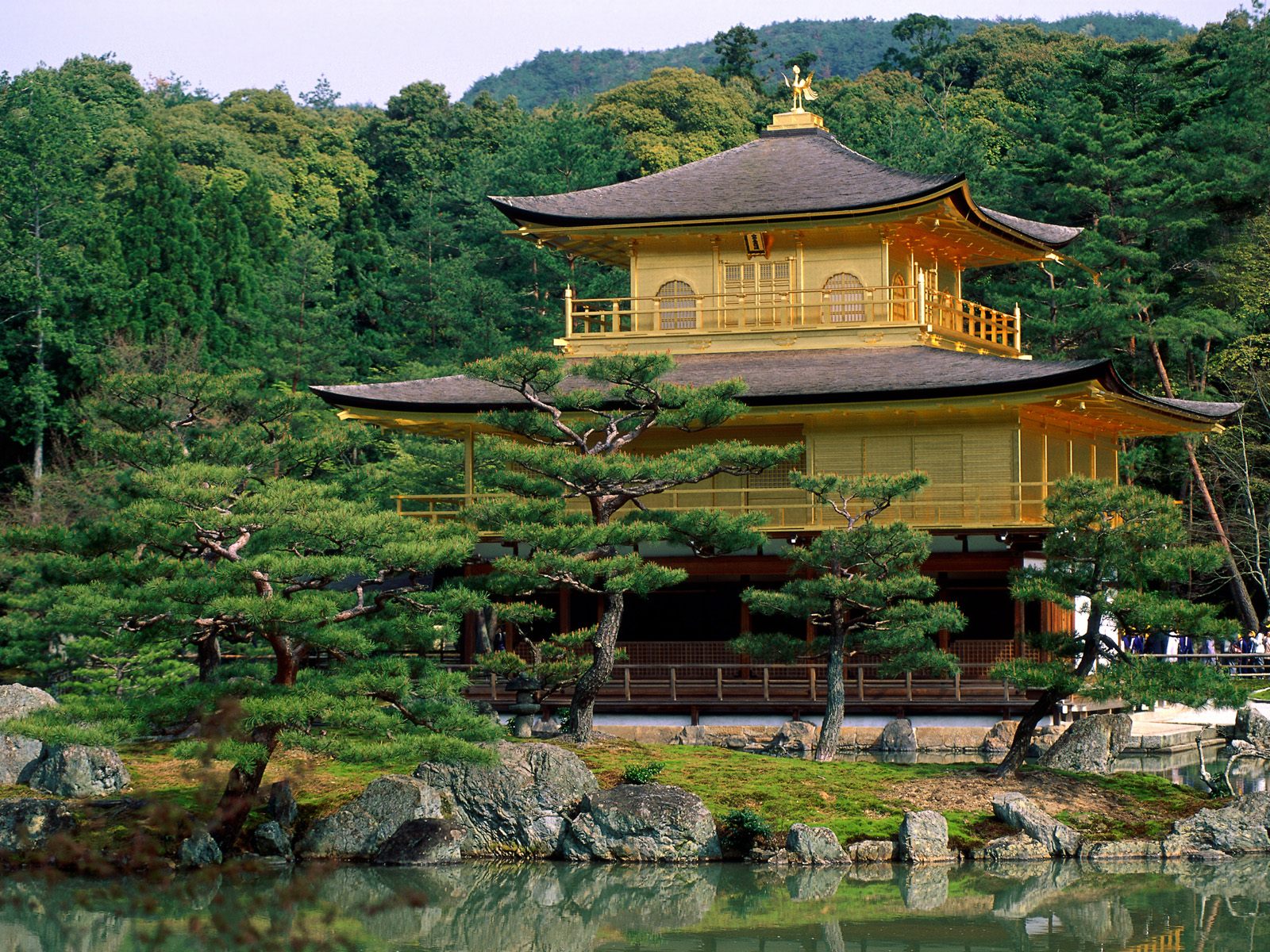 Какой китайский дом. Золотой павильон (Кинкаку-дзи). Храм Кинкакудзи Япония. Кинкакудзи золотой павильон Киото. Золотой павильон в Киото.
