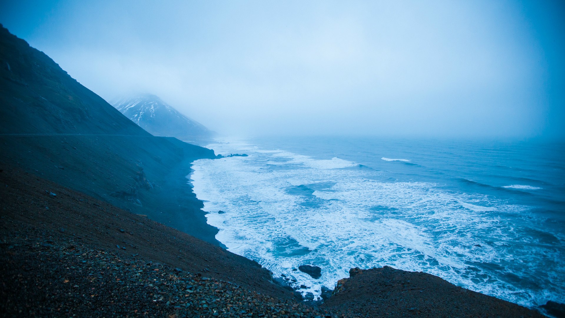исландия море